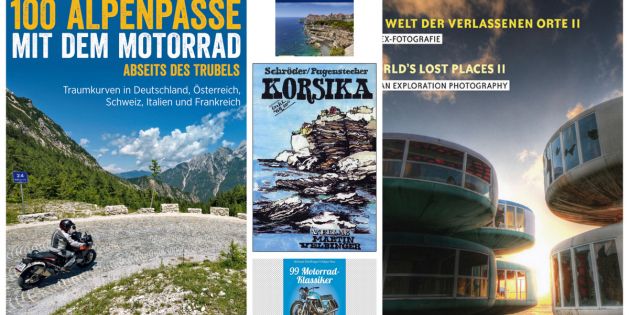 Alpenpässe, Lost Places, Korsika, Motorrad Klassiker