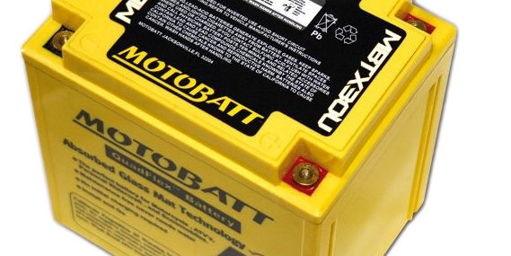 Motobatt 30 Ah AGM Batterie mit 4 Polen